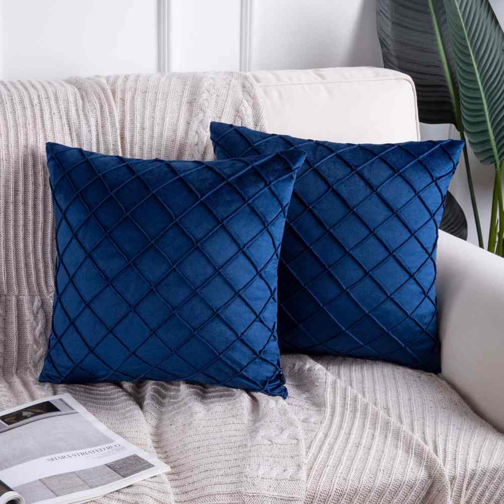 Cross Pleated Cushion