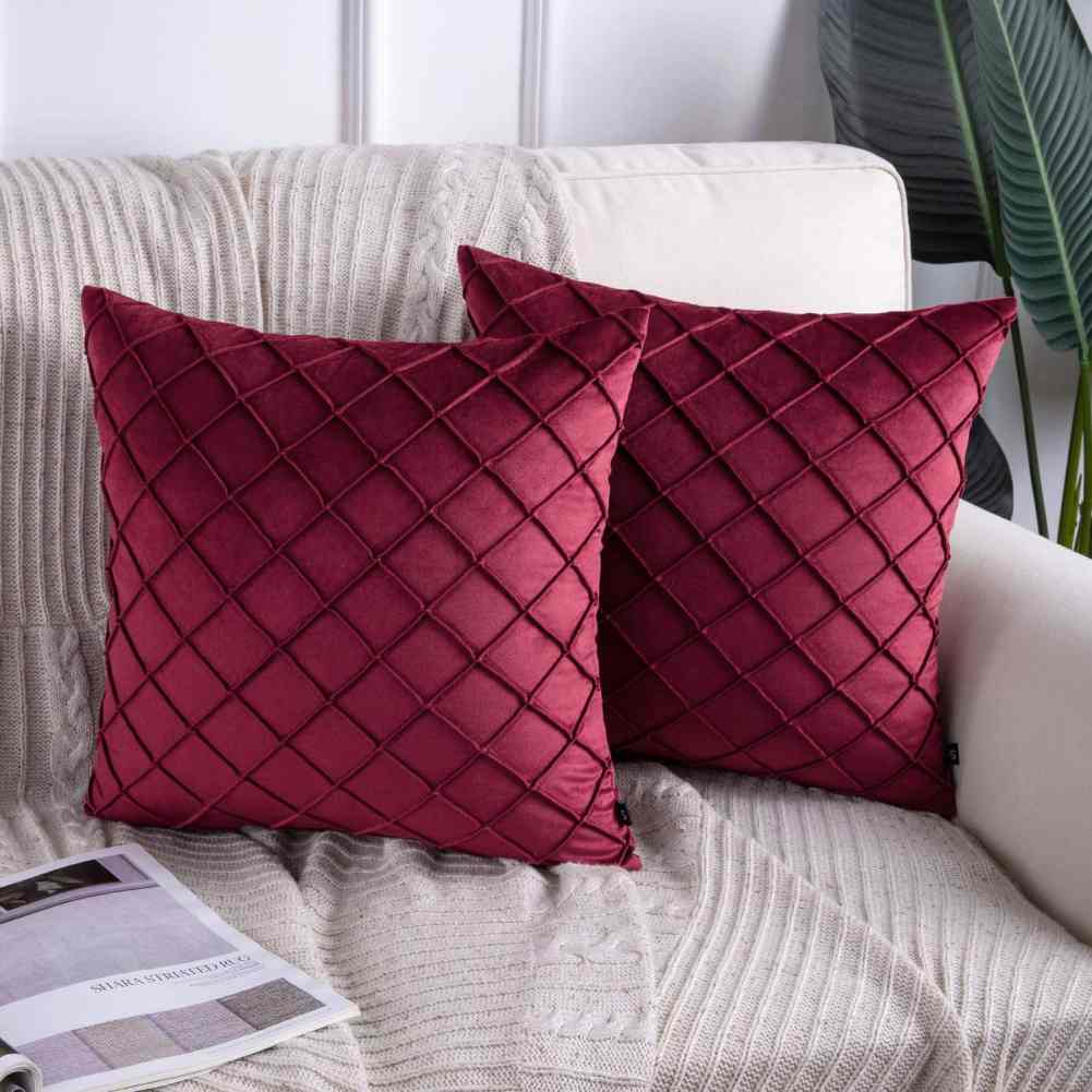 Cross Pleated Cushion