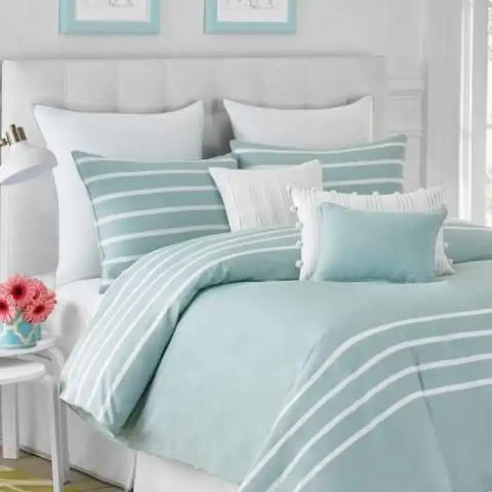 Horizontal Stripe Duvet Set