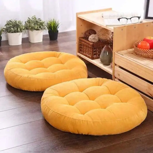 Round Floor Cushion_Ball Fiber Filled Cushions_1 Pair=2Pcs Cushions