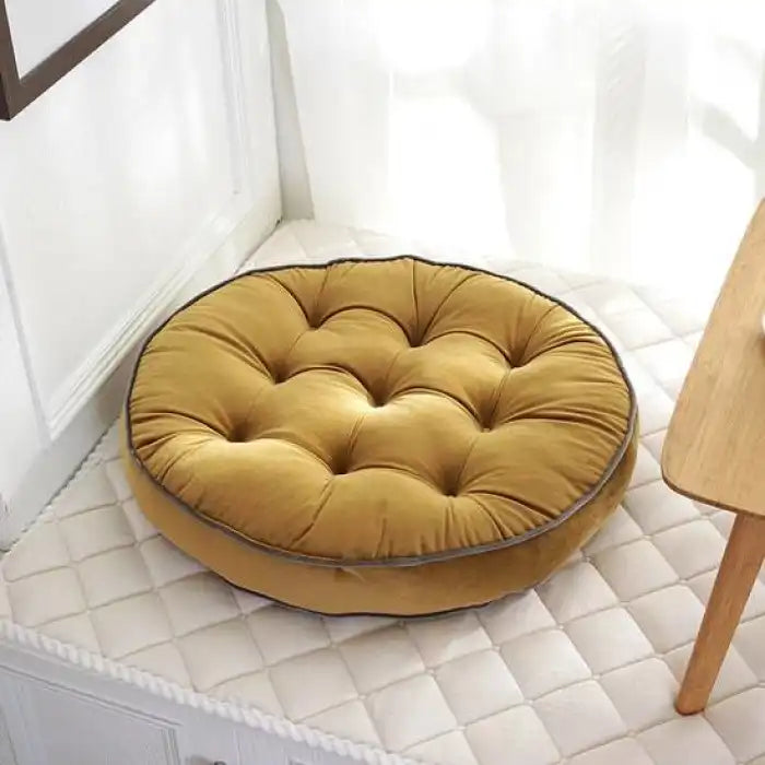 Round Floor Cushion_Ball Fiber Filled Cushions