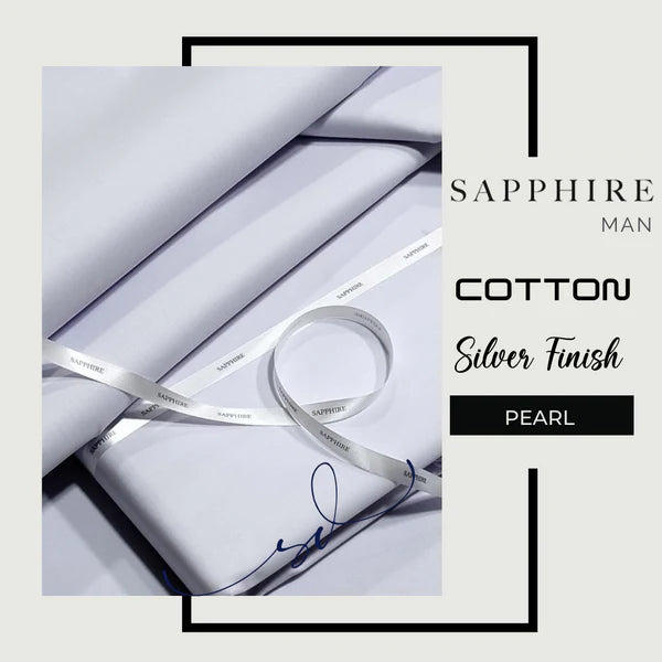 SAPPHIRE COTTON SILVER FINISH